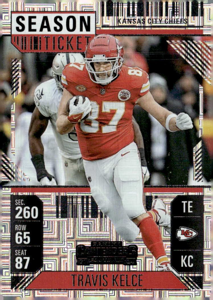 2024 Contenders Travis Kelce graded slab