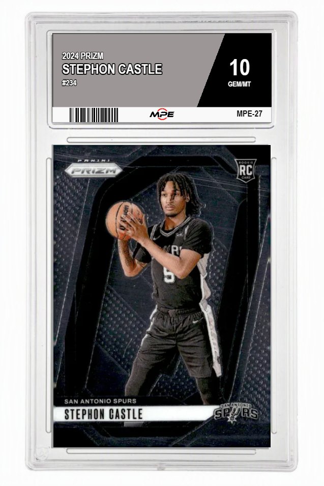 2024 PRIZM #234 STEPHON CASTLE MPE 10 GEM/MT — graded card auctioned from the MPE vault