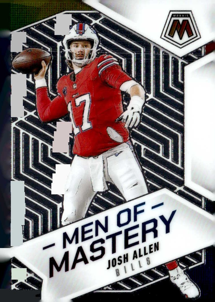 2025 Mosaic Josh Allen graded slab