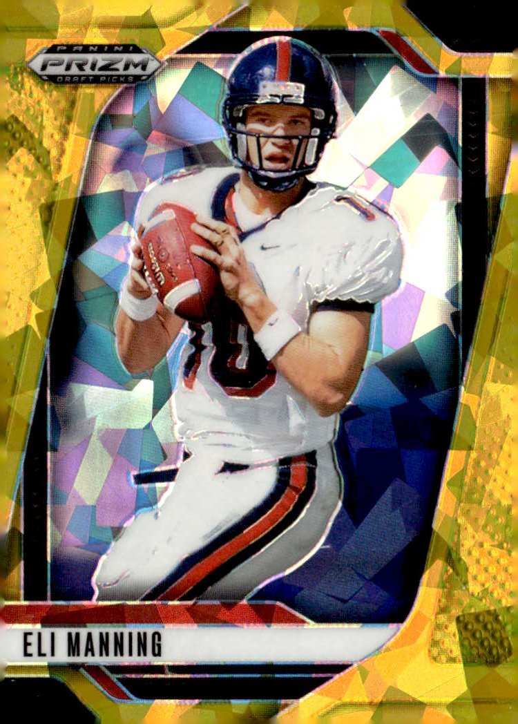 2025 Prizm Draft Picks Eli Manning graded slab