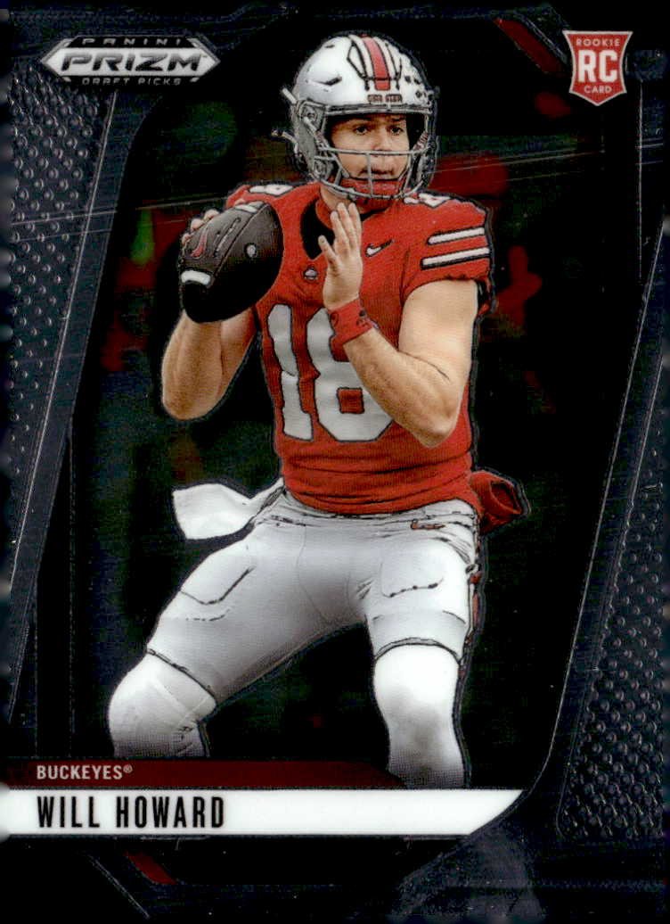 2025 Prizm Draft Picks Will Howard graded slab