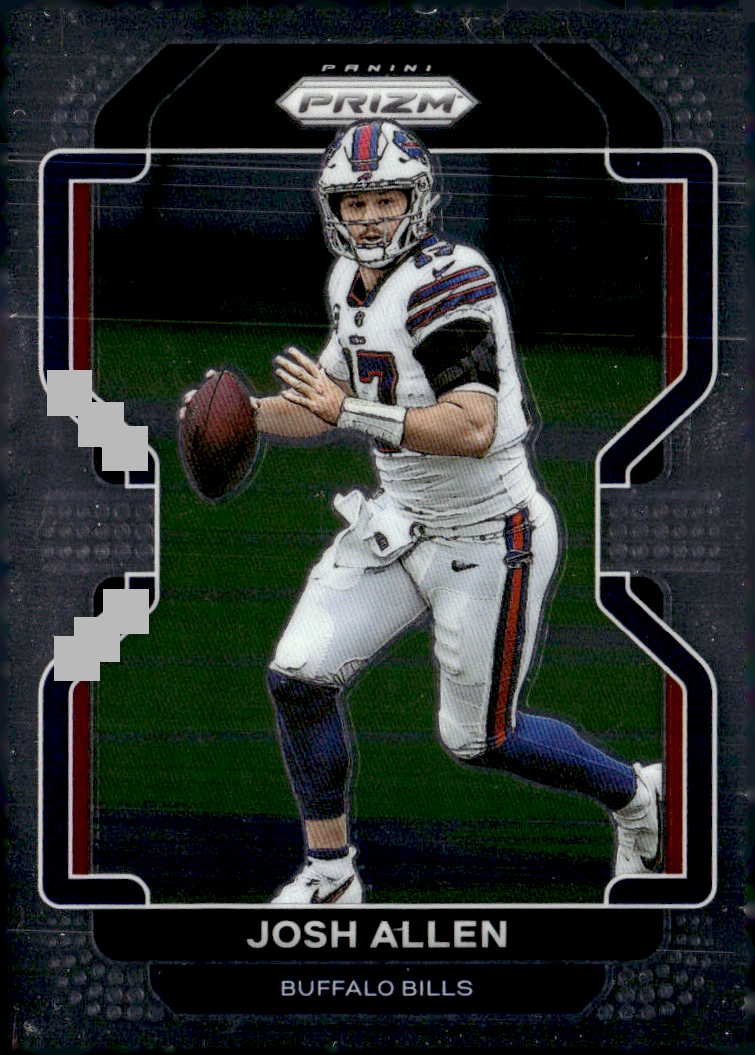 2021 Prizm Josh Allen graded slab