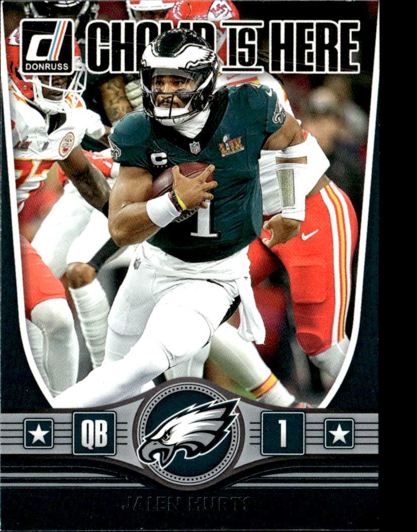 2025 Donruss Jalen Hurts graded slab