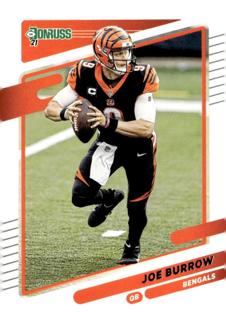 2021 Donruss Joe Burrow graded slab