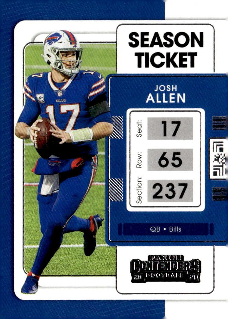 2021 Contenders Josh Allen graded slab