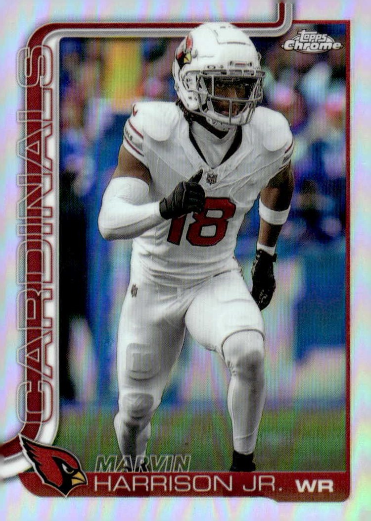 2025 Topps Chrome Marvin Harrison Jr. graded slab