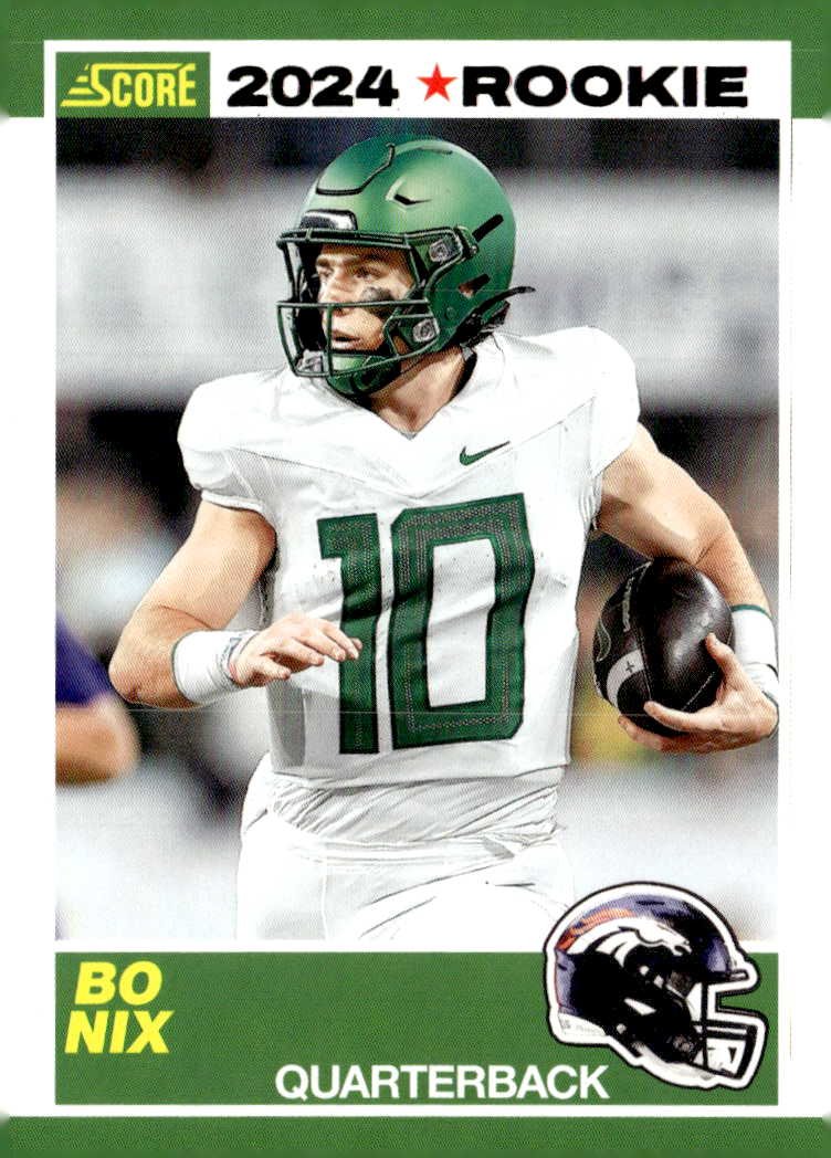 2024 Score Bo Nix graded slab