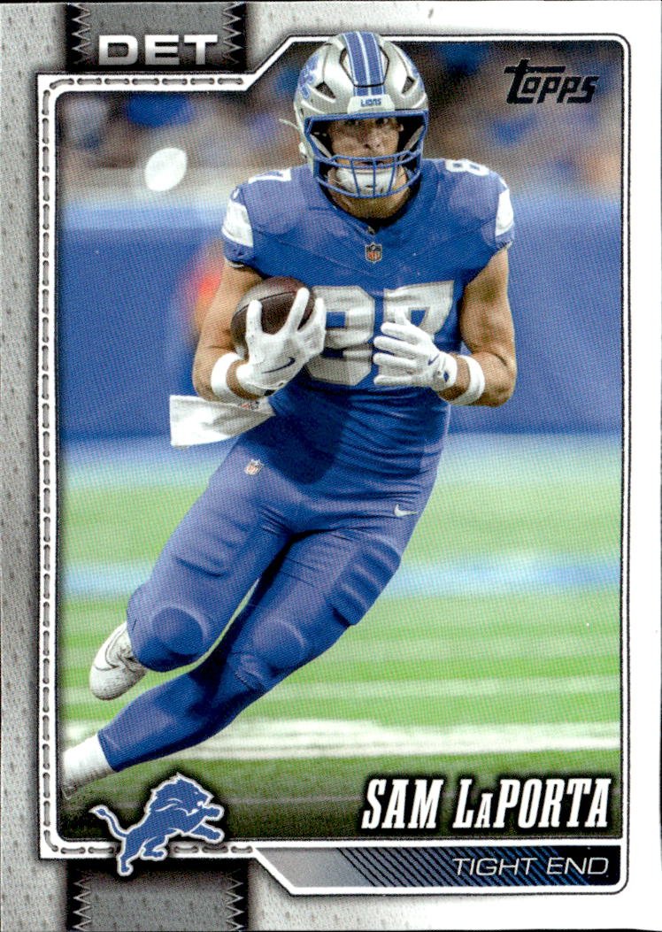 2026 Topps Sam Laporta graded slab
