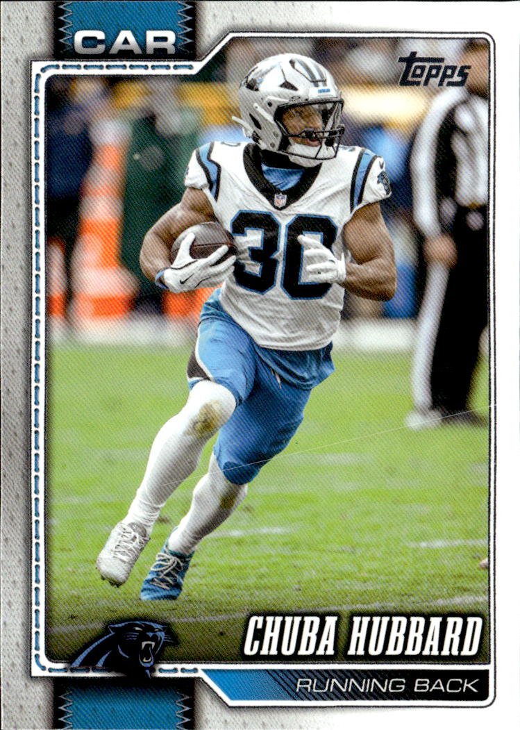 2026 Topps Chuba Hubbard graded slab
