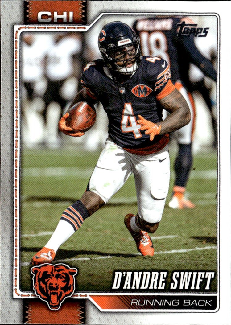 2026 Topps D'Andre Swift graded slab