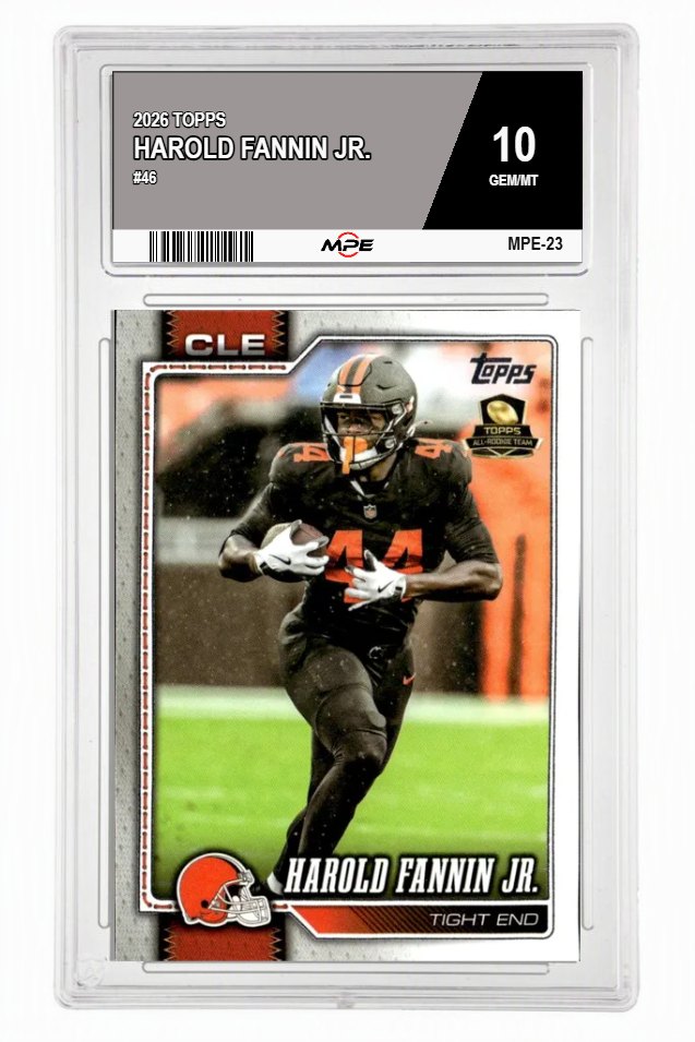 2026 TOPPS #46 HAROLD FANNIN JR. MPE 10 GEM/MT — graded card auctioned from the MPE vault