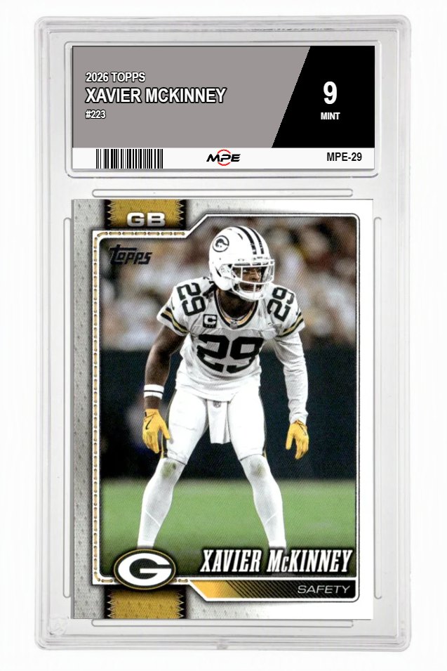 2026 TOPPS #223 XAVIER MCKINNEY MPE 9 MINT — graded card auctioned from the MPE vault