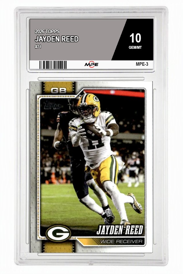 2026 TOPPS #71 JAYDEN REED MPE 10 GEM/MT — graded card auctioned from the MPE vault