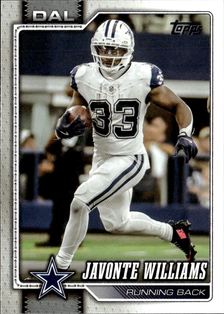 2026 Topps Javonte Williams graded slab