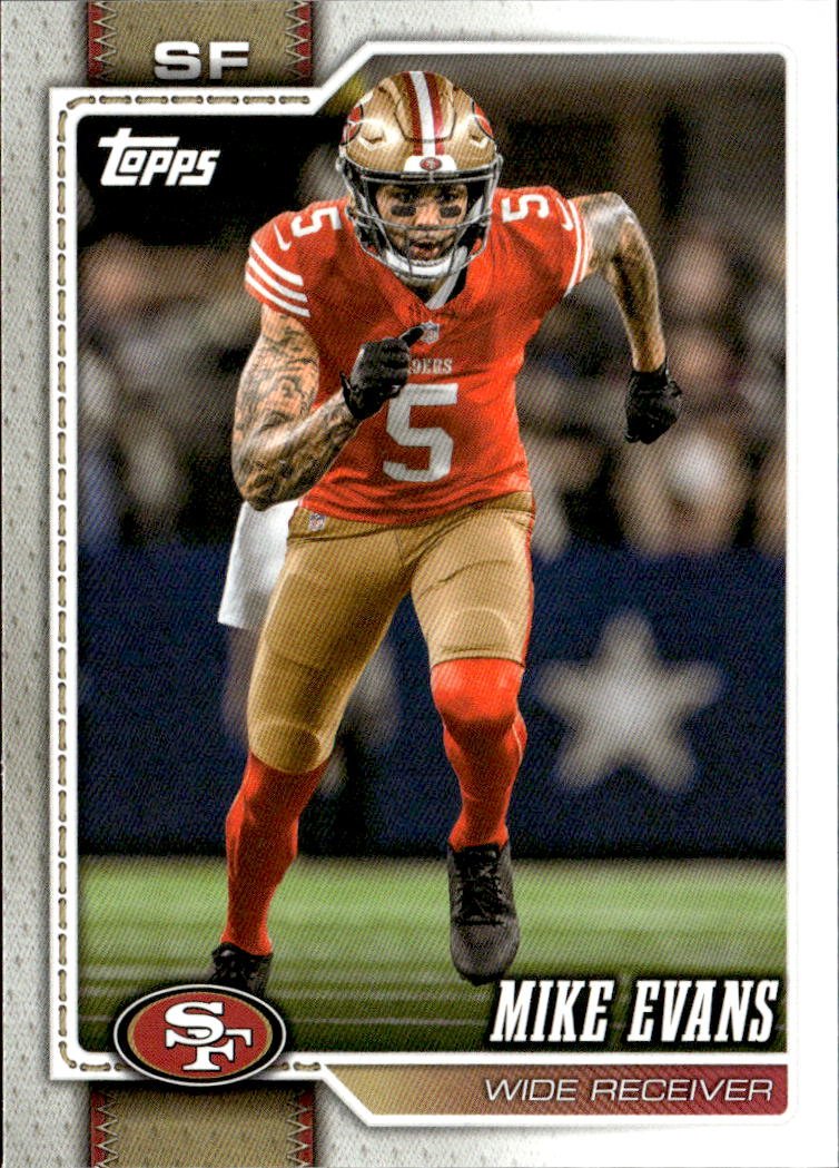 2026 Topps Mike Evans graded slab