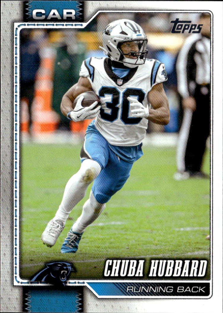 2026 Topps Chuba Hubbard graded slab