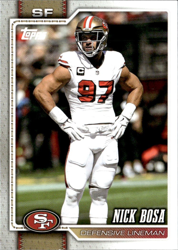 2026 Topps Nick Bosa graded slab
