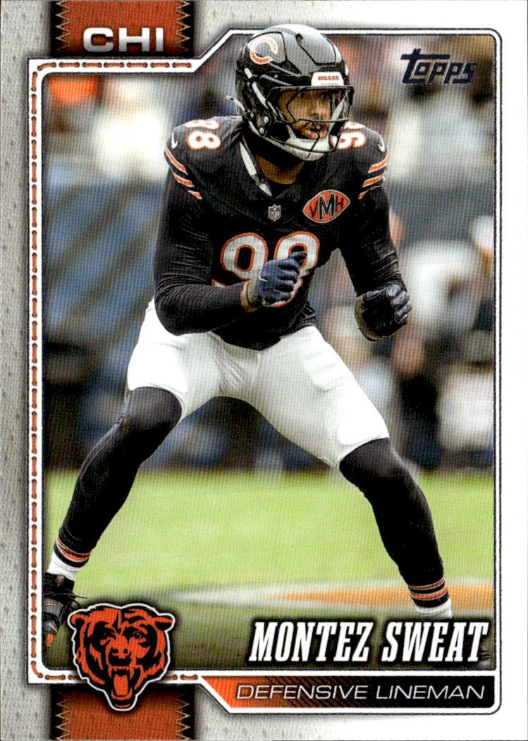 2026 Topps Montez Sweat graded slab