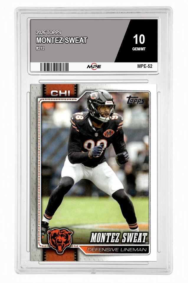 2026 TOPPS #212 MONTEZ SWEAT MPE 10 GEM/MT — graded card auctioned from the MPE vault