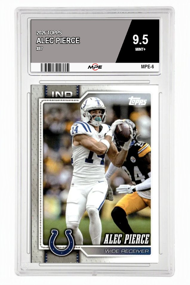 2026 TOPPS #87 ALEC PIERCE MPE 9.5 MINT+ — graded card auctioned from the MPE vault