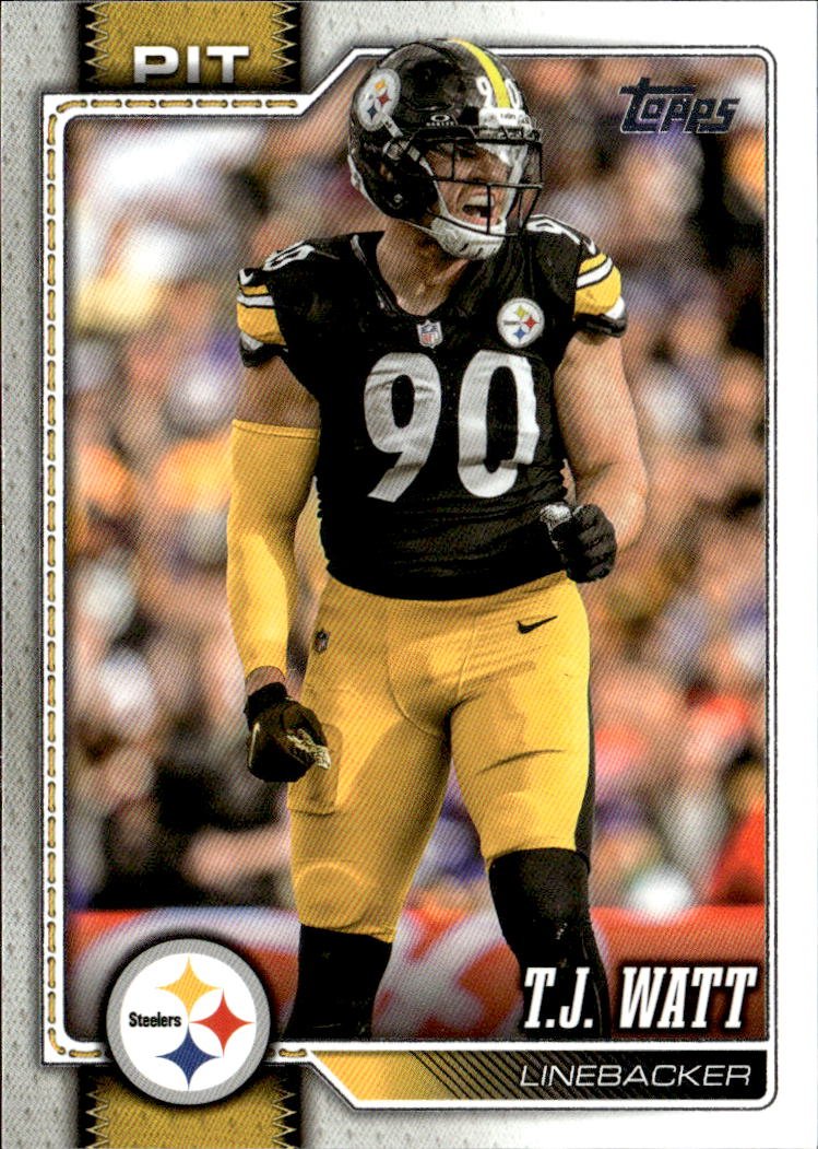 2026 Topps T.J. Watt graded slab