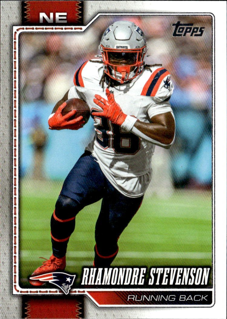 2026 Topps Rhamondre Stevenson graded slab