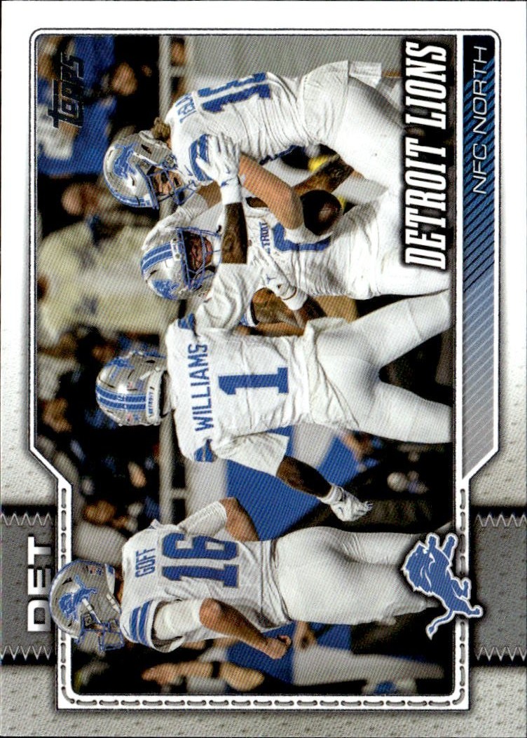 2026 Topps Detroit Lions graded slab