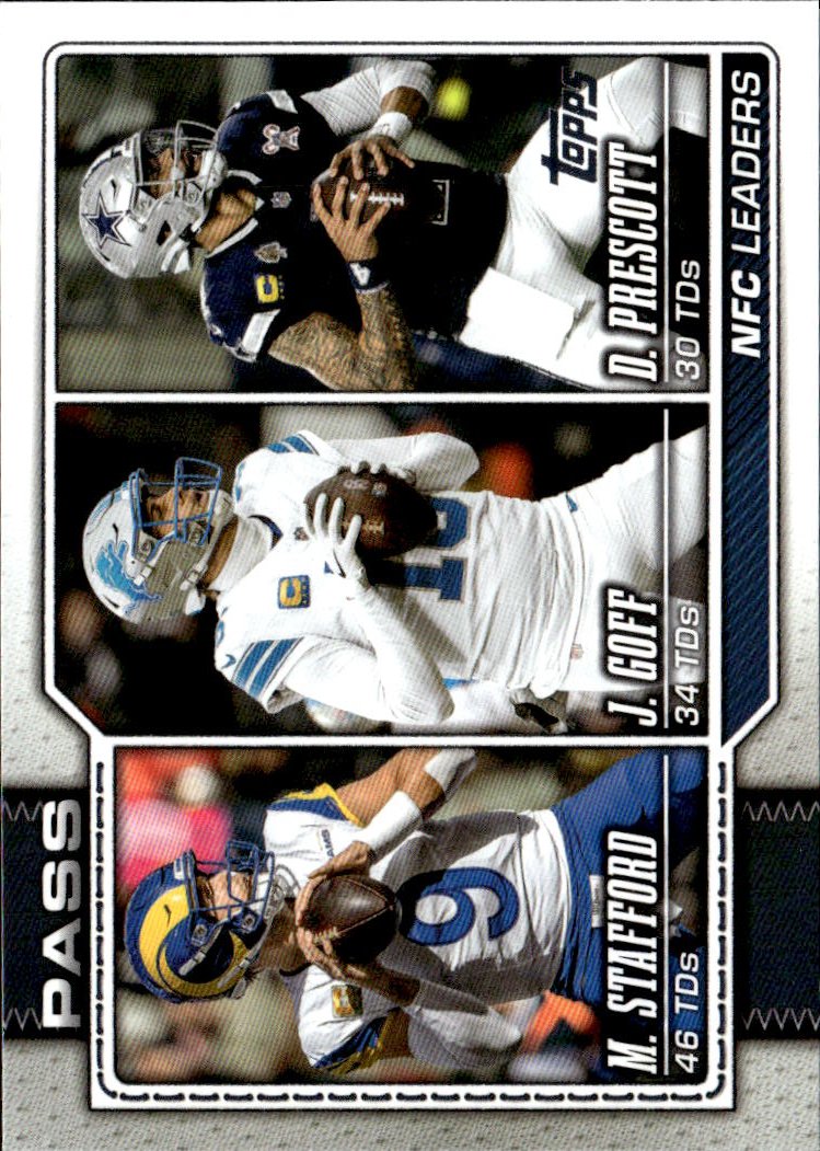 2026 Topps Matthew Stafford, Jared Goff, Dak Prescott graded slab