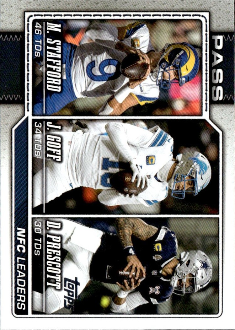 Matthew Stafford, Jared Goff, Dak Prescott graded slab