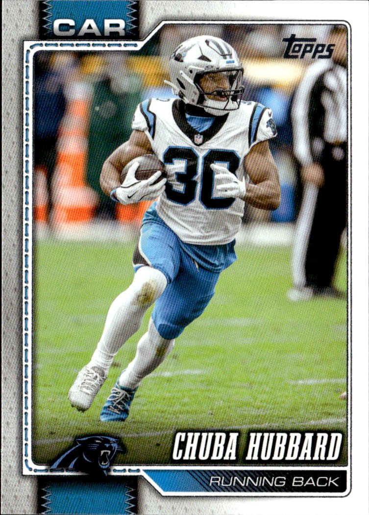 2026 Topps Chuba Hubbard graded slab