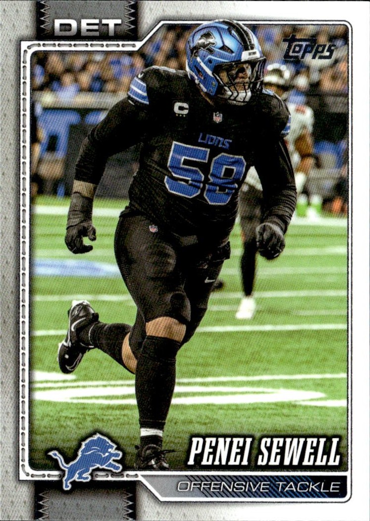 2026 Topps Penei Sewell graded slab