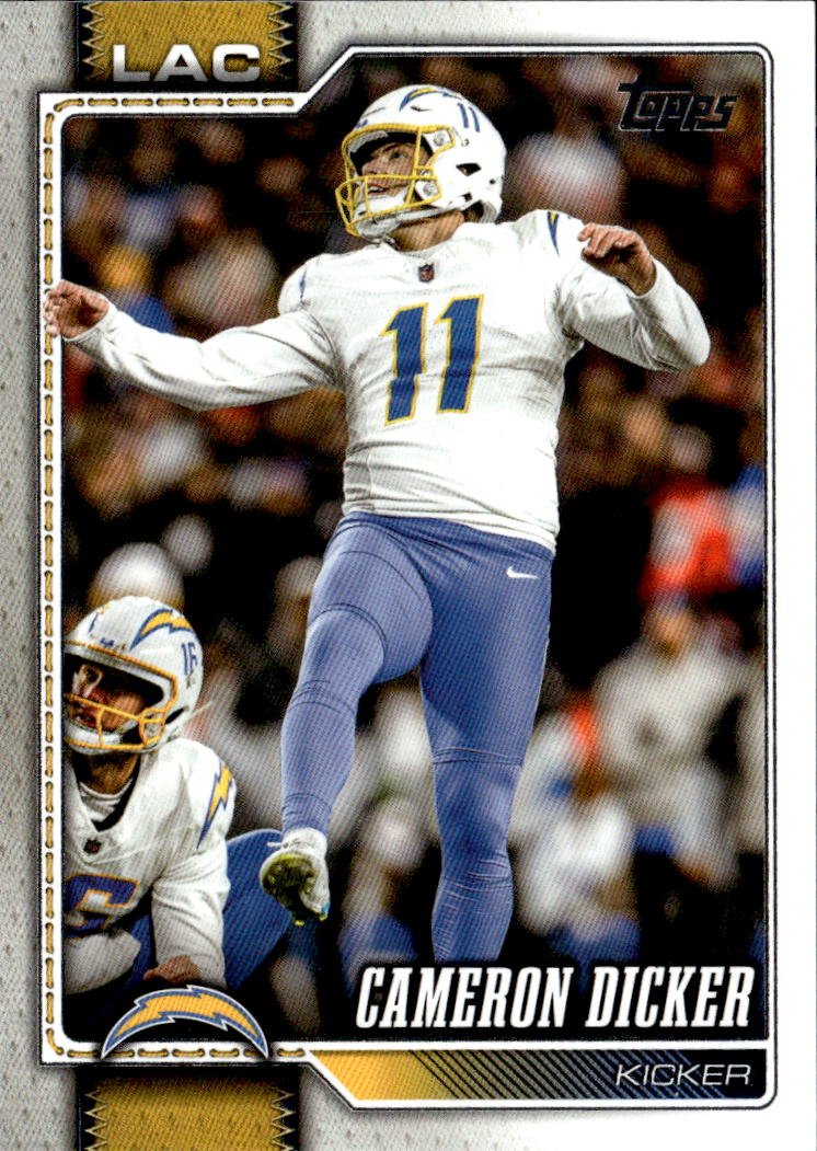 2026 Topps Cameron Dicker graded slab