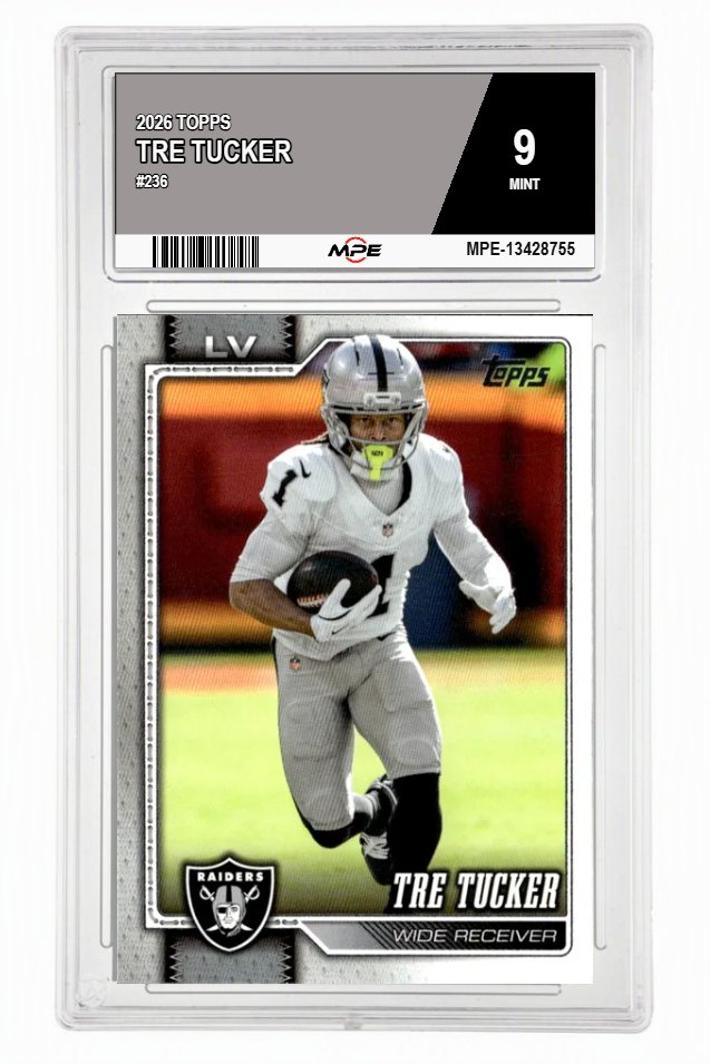 2026 TOPPS #236 TRE TUCKER MPE 9 MINT — graded card auctioned from the MPE vault