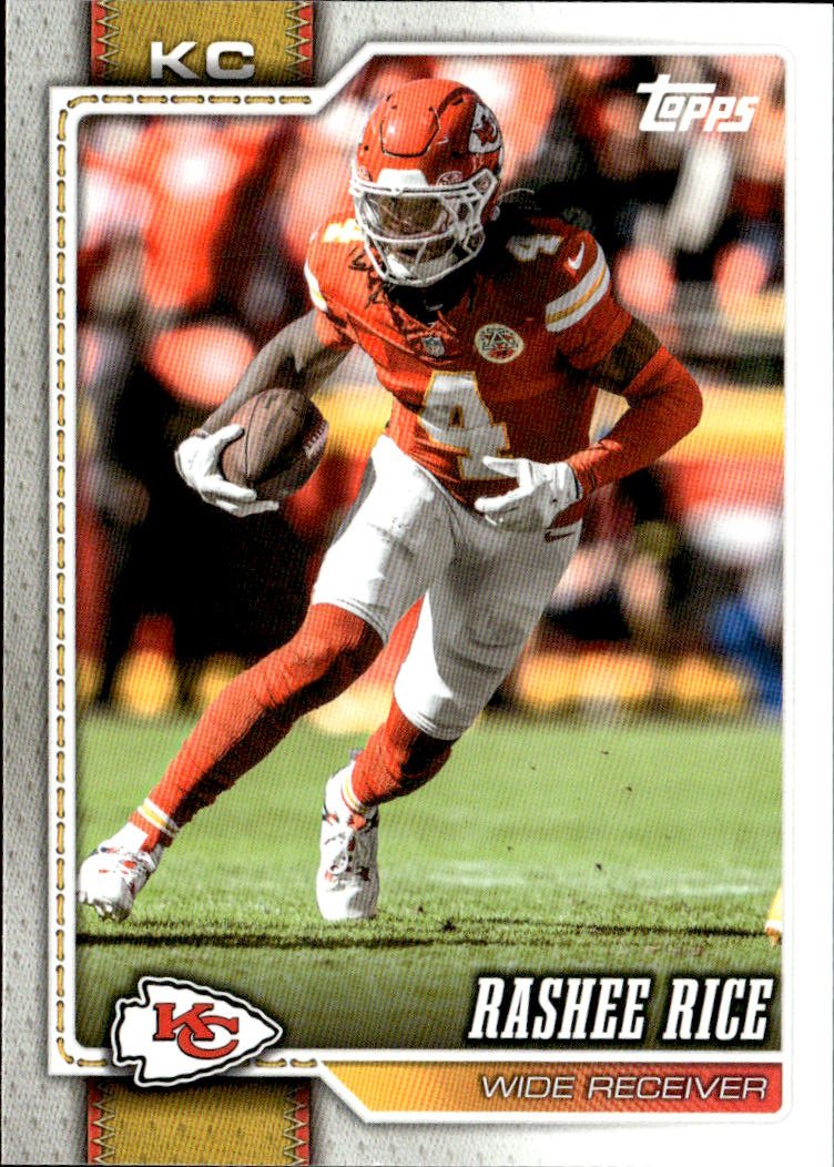 2026 Topps Rashee Rice graded slab