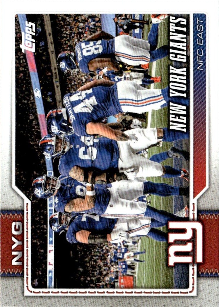 New York Giants graded slab