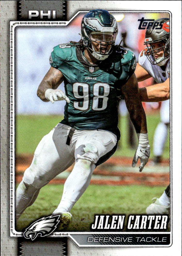 2026 Topps Jalen Carter graded slab