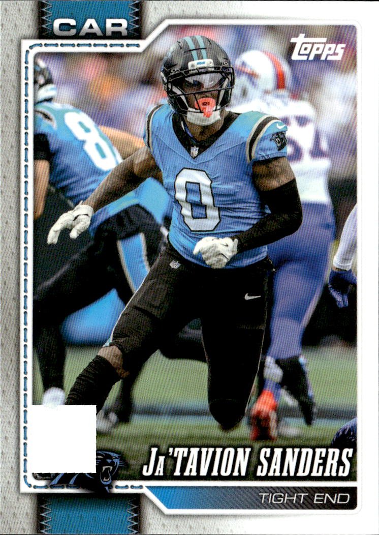 2026 Topps Ja'Tavion Sanders graded slab