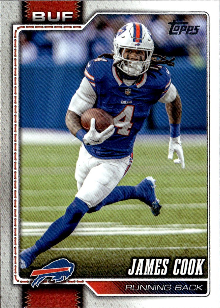 2026 Topps James Cook graded slab