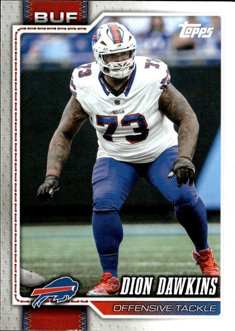 2026 Topps Dion Dawkins graded slab