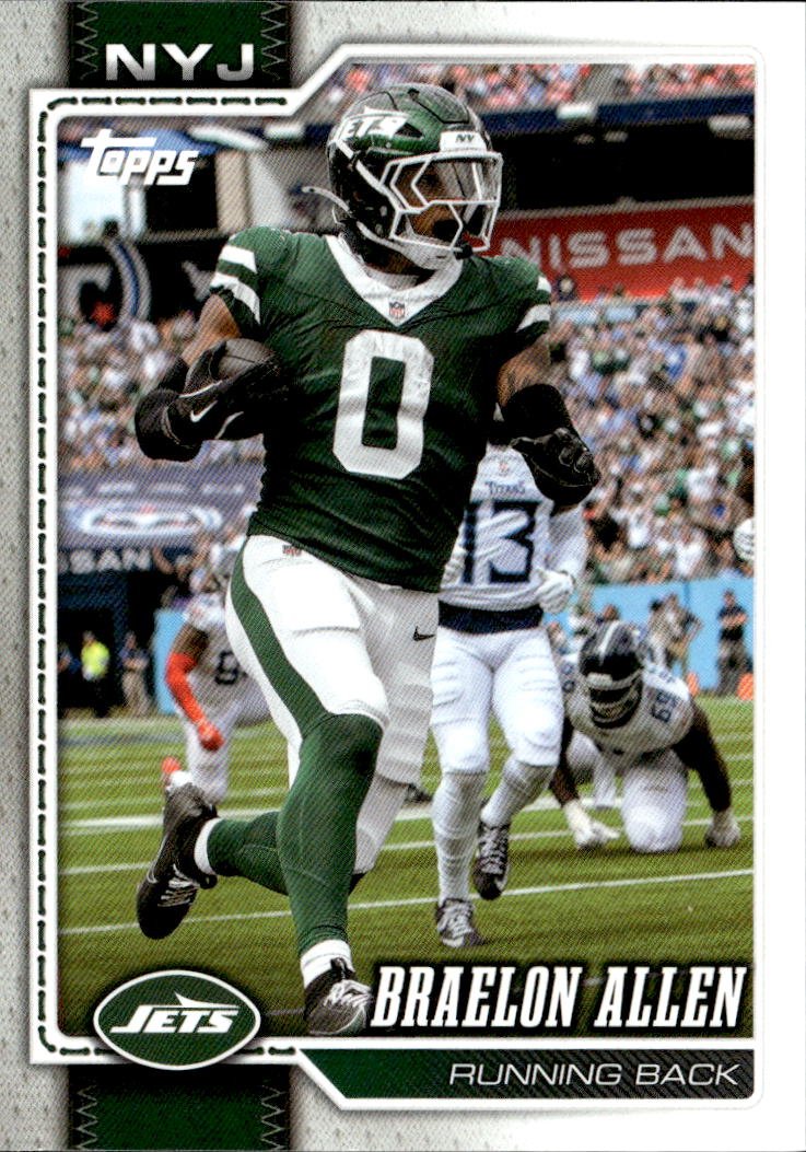 2026 Topps Braelon Allen graded slab