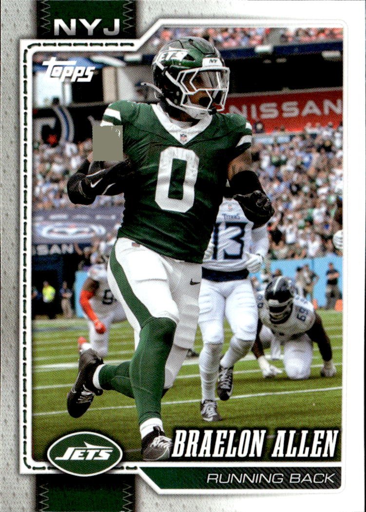 2026 Topps Braelon Allen graded slab