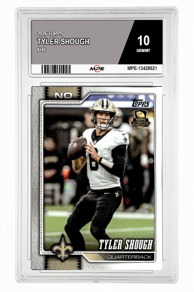2026 TOPPS #145 TYLER SHOUGH MPE 10 GEM/MT — graded card auctioned from the MPE vault