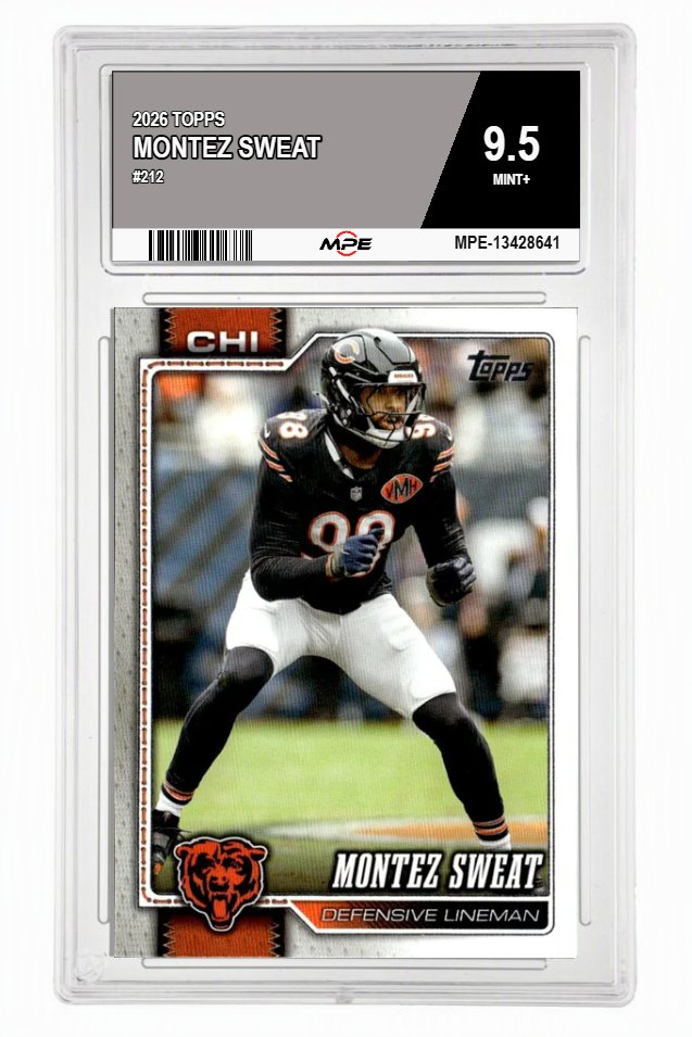 2026 TOPPS #212 MONTEZ SWEAT MPE 9.5 MINT+ — graded card auctioned from the MPE vault