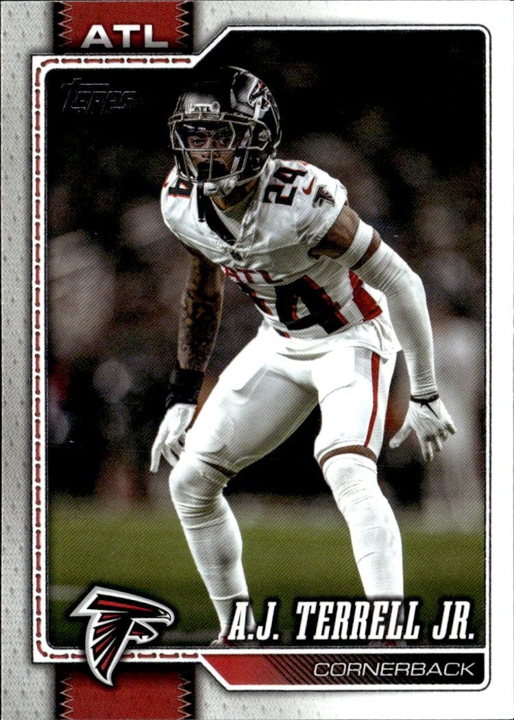 2026 Topps A.J. Terrell graded slab