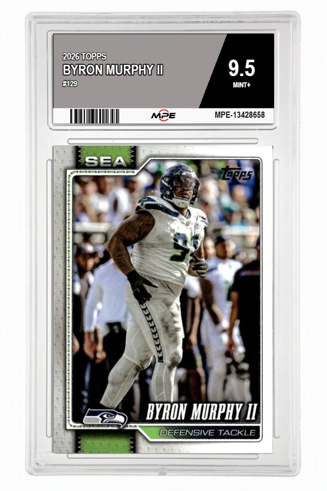 2026 TOPPS #129 BYRON MURPHY II MPE 9.5 MINT+ — graded card auctioned from the MPE vault