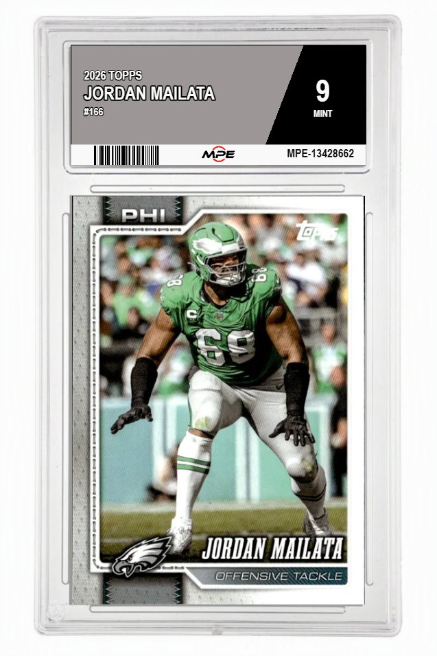 2026 TOPPS #166 JORDAN MAILATA MPE 9 MINT — graded card auctioned from the MPE vault