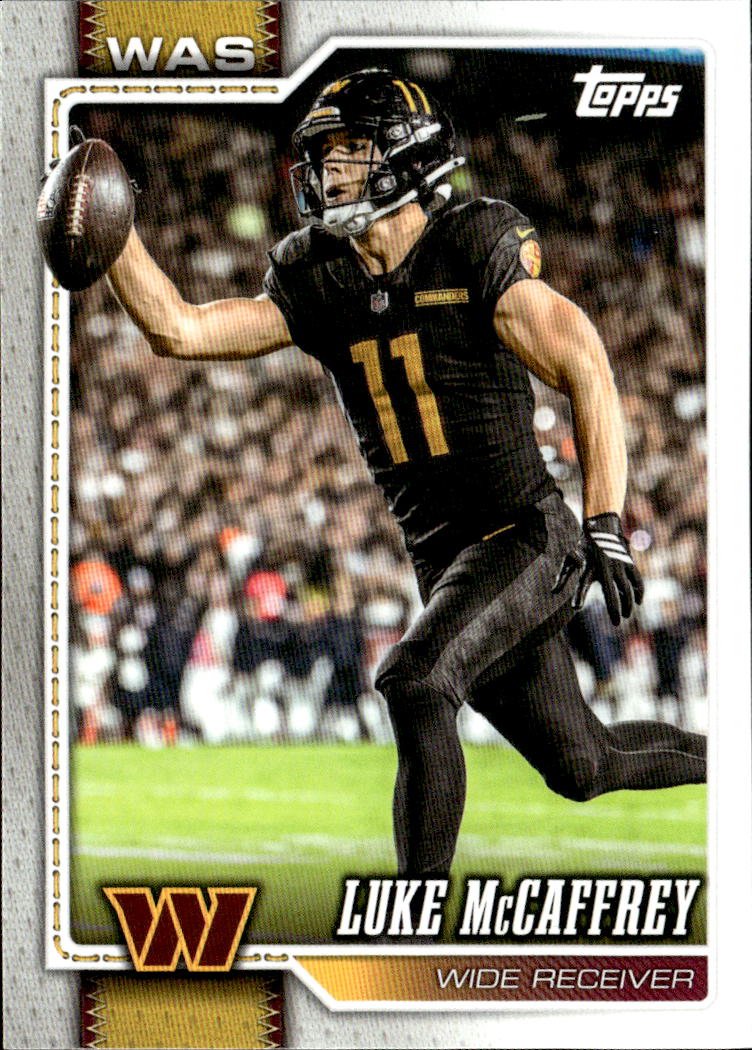 2026 Topps Luke McCaffrey graded slab