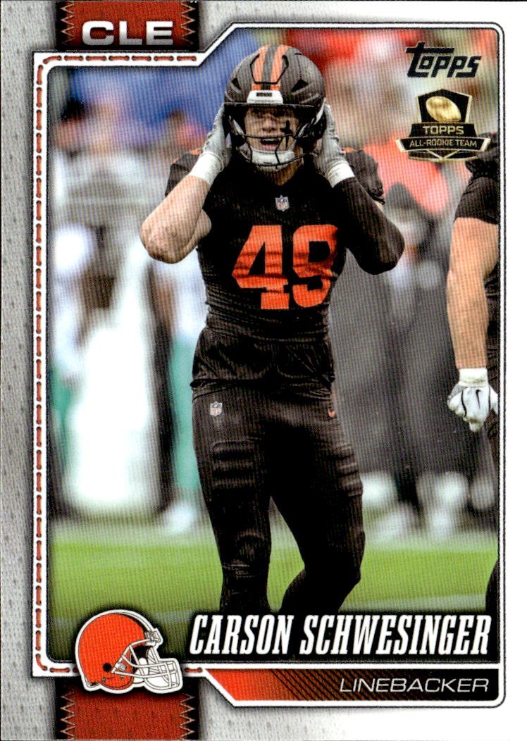 2026 Topps Carson Schwesinger graded slab