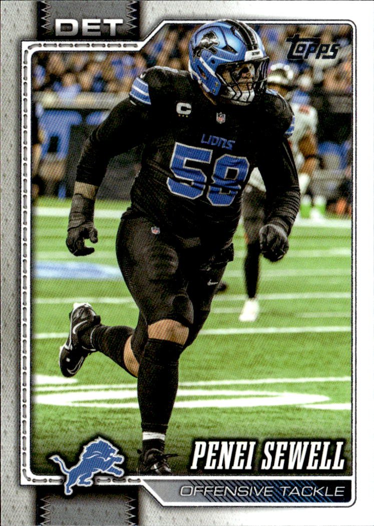 2026 Topps Penei Sewell graded slab