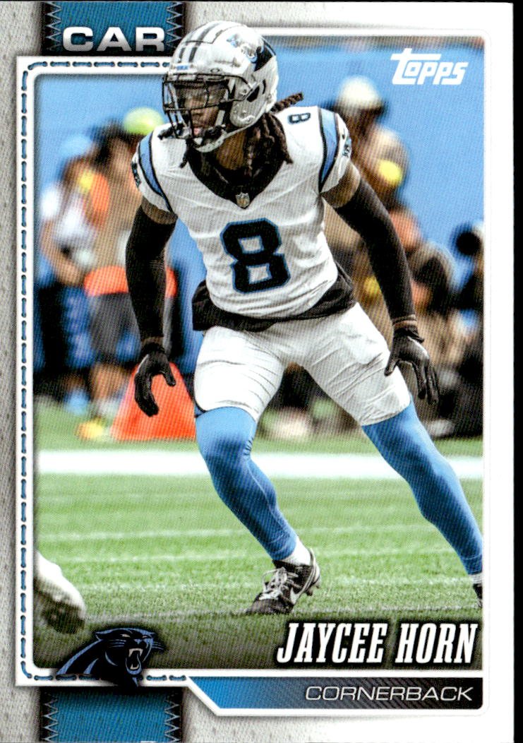 2026 Topps Jaycee Horn graded slab